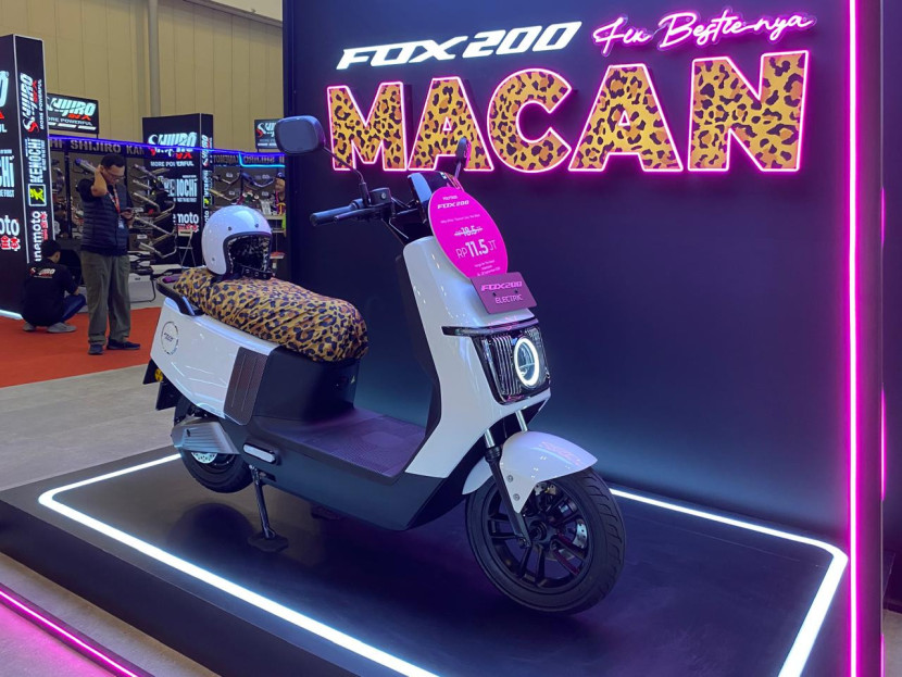 Sepeda motor listrik Polytron Fox200 Macan. Foto: Mobillistriknews.com/Firkah Fansuri