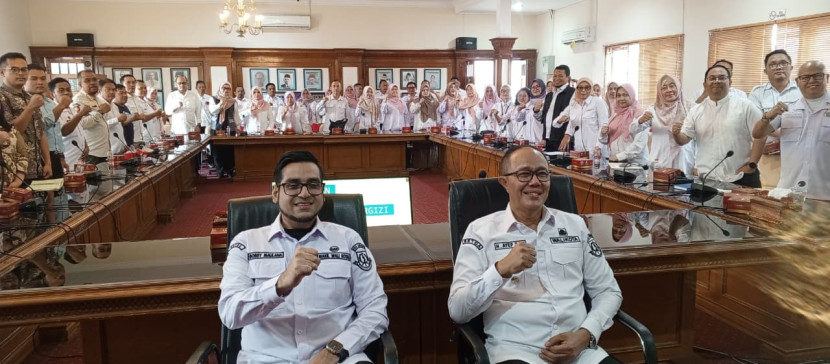 Rakor pelaksanaan MBG di Kota Sukabumi di Balai Kota Sukabumi, Rabu (24/9/2025). Dok Diskominfo Kota Sukabumi