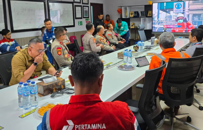 Baharkam Polri melaksanakan kunjungan lapangan ke PT Pertamina CPP Senoro Donggi, Kabupaten Banggai, Sulawesi Selatan (Sulsel), Rabu (24/09/20205). (Foto: Dok Baharkam Polri) 
