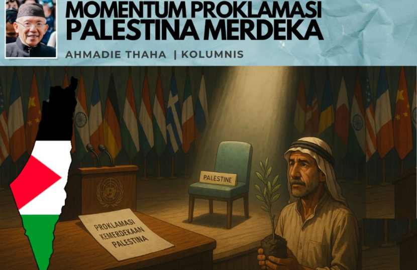 Foto ilustrasi Catatan Cak AT: Momentum Proklamasi Palestina Merdeka. (Foto: Dok RUZKA INDONESIA) 
