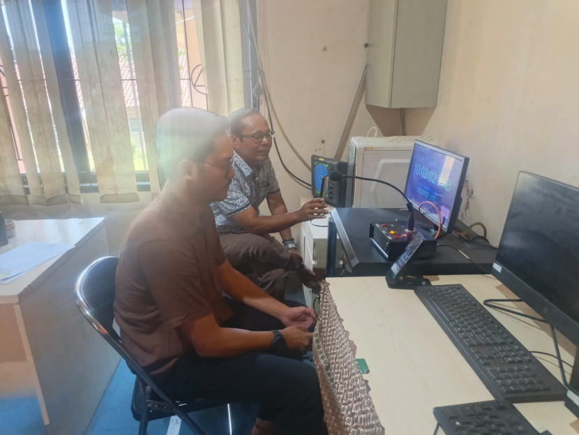 Pengetasan Sirine sirine peringatan dini tsunami di Kabupaten Sukabumi pada Jumat (26/9/2025).dok BPBD Kabupaten Sukabumi