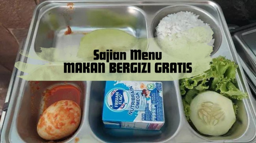 Sajian menu MBG. (Vrl/ Teks: SekitarKaltim.ID)