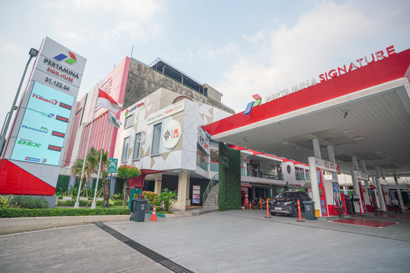 Ilustrasi SPBU di Jakarta. (FOTO: Dok. Pertamina Patra Niaga)