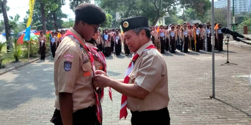 Penyelenggaraan LT-IV Kwarda DIY tahun 2025 bertujuan membina dan mengembangkan penghayatan kode kehormatan berupa janji Tri Satya dan Dasa Darma, serta memupuk rasa persaudaraan. (Foto: Dok RUZKA INDONESIA)