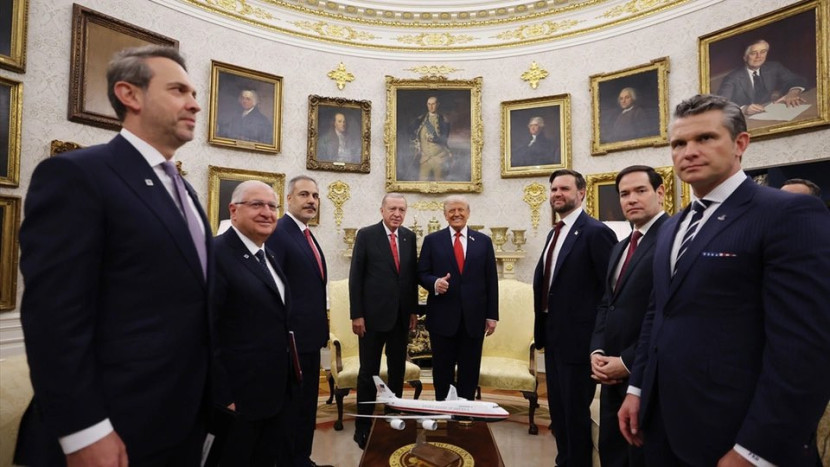 Pertemuan Presiden Recep Tayyip Erdogan dan Presiden Donald John Trump di Gedung Putih pada pekan kemarin. Sumber: White House