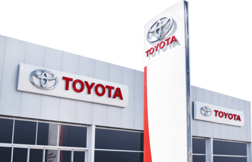 Sebuah diler Toyota di Brasil. Toyota melakukan PHK terhadap karyawan di pabrinya yang berlokasi di Sao Paulo, Brasil. Foto: Toyota Brasil.
