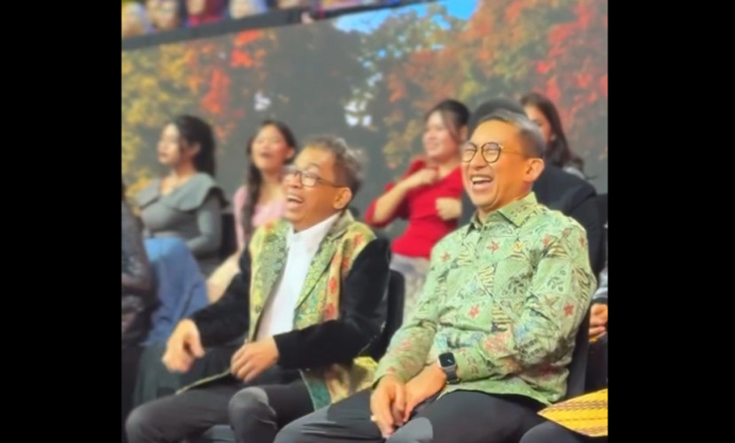 Menteri Kebudayaan Fadli Zon bersama Ketua Paski Jarwo Kuwat. (FOTO: tangkapan layar IG @fadlizon)