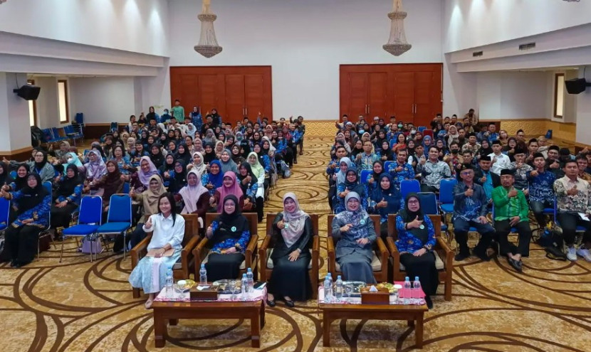 Lintas sektor yang menghadiri Pertemuan Orientasi Peningkatan Kesehatan di Sekolah melalui Trias Usaha Kesehatan Sekolah/Madrasah (UKS/M) dan Aksi Bergizi. (Foto: Diskominfo Kota Depok).