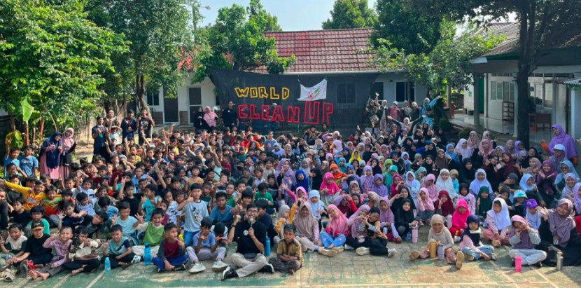 Sekolah Alam Al Fazza di Kecamatan Cimanggis, Kota Depok menggelar WCD. (Foto: Dok Diskominfo Kota Depok) 