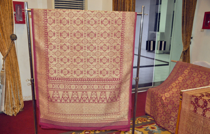 Kain Songket Palembang. (FOTO: Maspril Aries)