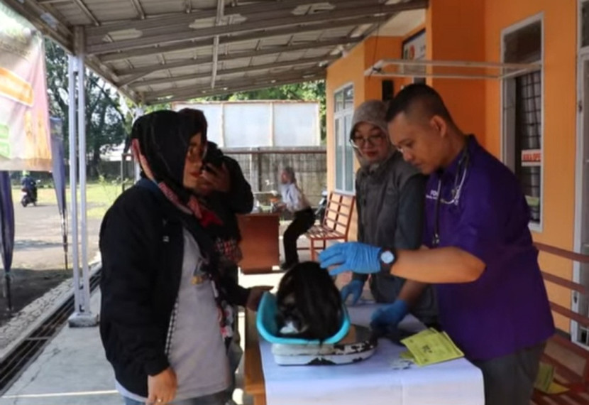 Pemberian vaksin rabies pada hewan peliharaan digencarkan di Kota Sukabumi pada September hingga akhir 2025.