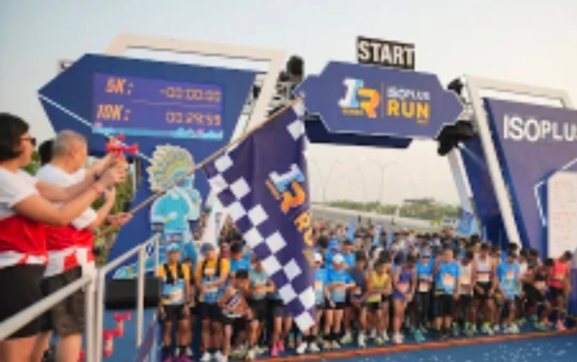 ISOPLUS RUN 2025 di Community Park Pantai Indah Kapuk 2 (PIK 2), Ahad (05/10/2025). (Foto: Dok RUZKA INDONESIA) 
