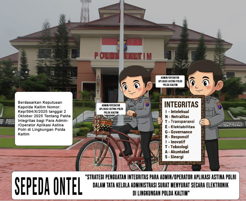 Ilustrasi, strategi perubahan penguatan integritas. (Polda Kaltim)
