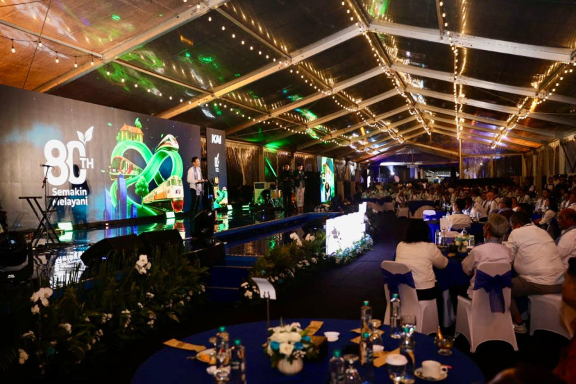 Malam puncak HUT ke-80 KAI dengan tema