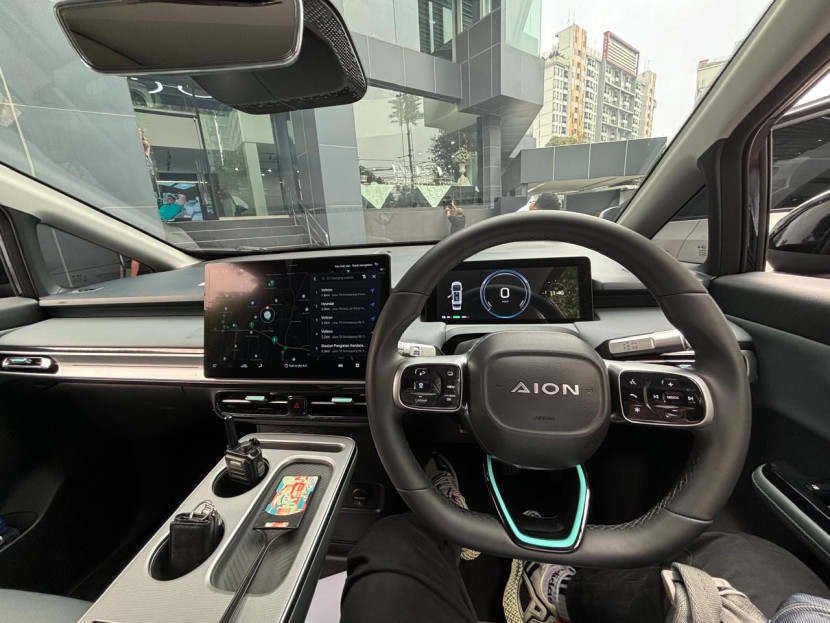 Penjualan GAC AION mengalami kenaikan di bulan September 2025. Foto:Mobillistriknews.com/Firkah Fansuri