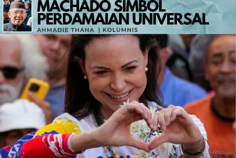 Foto ilustrasi Catatan Cak AT: Machado Simbol Perdamaian Universal. (Foto: Dok RUZKA INDONESIA) 