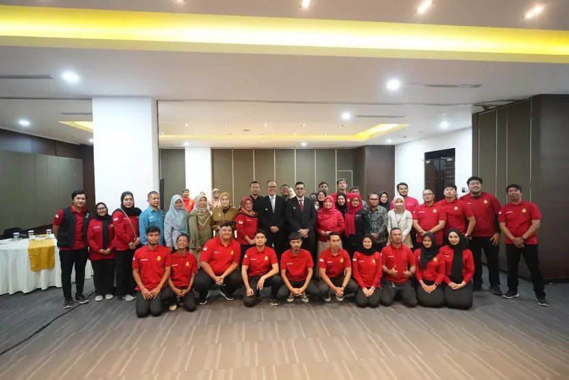 Workshop On The Job Training (OTJT) Sistem Penanggulangan Gawat Darurat Terpadu (SPGDT) PSC 119 yang diselenggarakan di Hotel Laska, Selasa (14/10/2025).