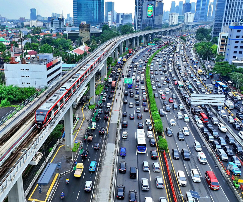 Ilustrasi. Sepanjang Januari hingga September 2025, LRT Jabodebek, salah satu layanan andalan KAI Group, telah melayani 20.769.914 pelanggan. (Foto: Humas KAI)
