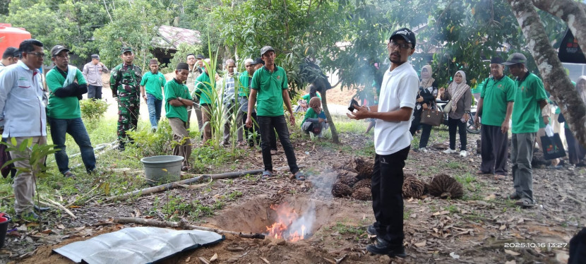 Biochar Diyakini Bisa Menekan Penggunaan Pupuk Kimia pada Budidaya Sawit