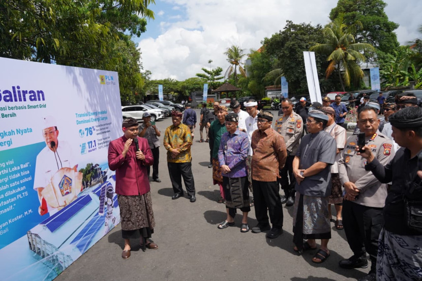 Groundbreaking Virtual Power Plant (VPP) pertama di Bali, yang berlokasi di Pasar Galiran, Kabupaten Klungkung. (Foto: Dok Humas PLN Icon Plus)