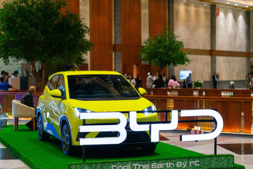 BYD Atto 1 tampil di Indonesia Infrastructure and Sustainability Forum (IISF) 2025. Foto: BYD Indonesia.