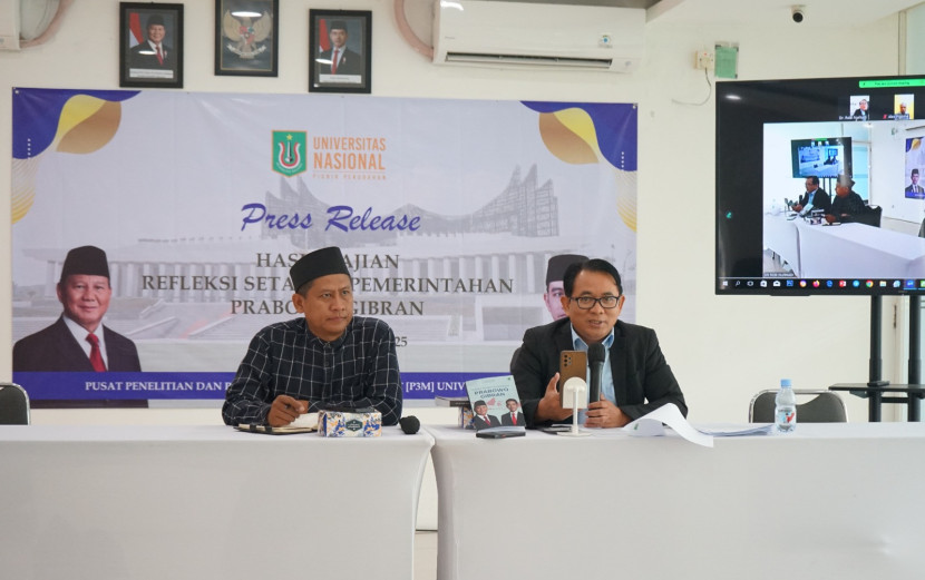 P3M UNAS melakukan kajian yang terbatas atas perjalanan setahun pemerintahan Prabowo-Gibran. (Foto: Dok P3M UNAS)