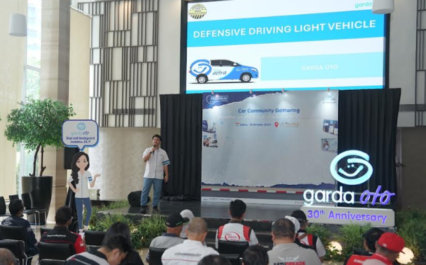 Sesi sharing edukasi defensive driving hingga literasi dan inklusi asuransi dok Garda Otor