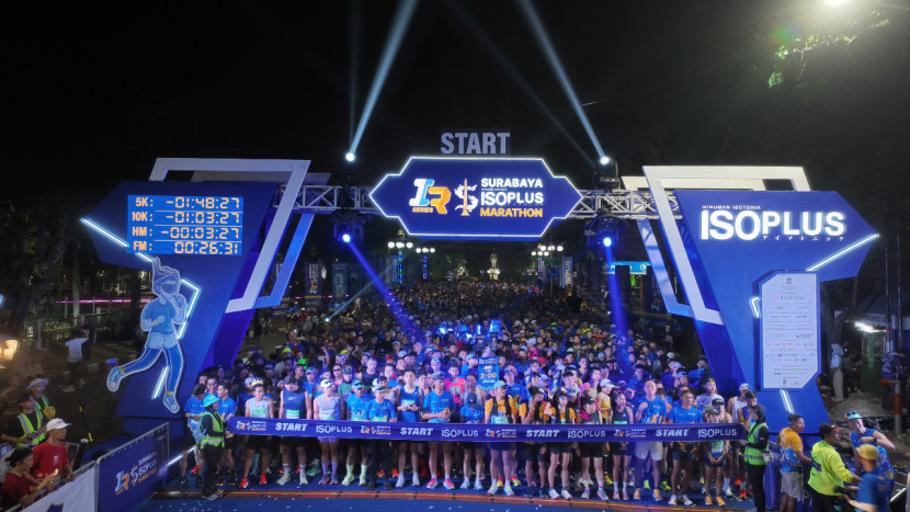 9 Ribu Pelari Ramaikan Surabaya Isoplus Marathon Berskala Nasional