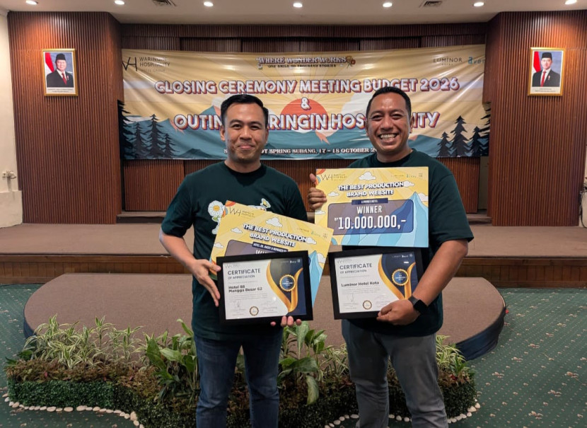 WARINGIN HOSPITALITY HOTEL GROUP APRESIASI UPAYA UNIT HOTEL DALAM MENINGKATKAN DIRECT BOOKING