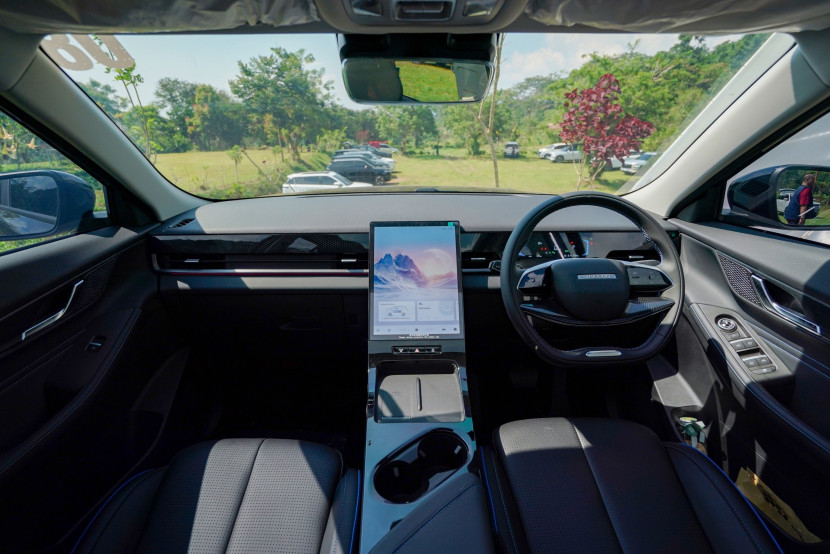 Interior JAECOO J5 EV. Dok. Motoresto.id