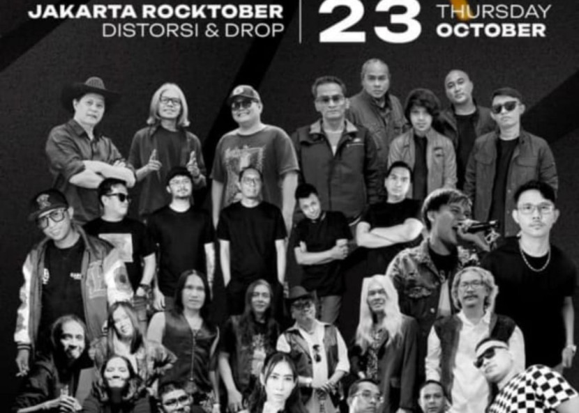 Flayer Jakarya Rocktober 2025. (Foto: Dok RUZKA INDONESIA)