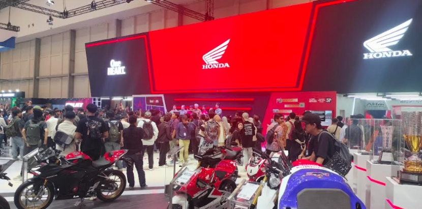 Honda,  menguasai 80 persen pasar kendaraan roda dua di Vietnam. Tampak pameran sepeda motor IMOS 2025. (ilustrasi)  dok Motoresto.id