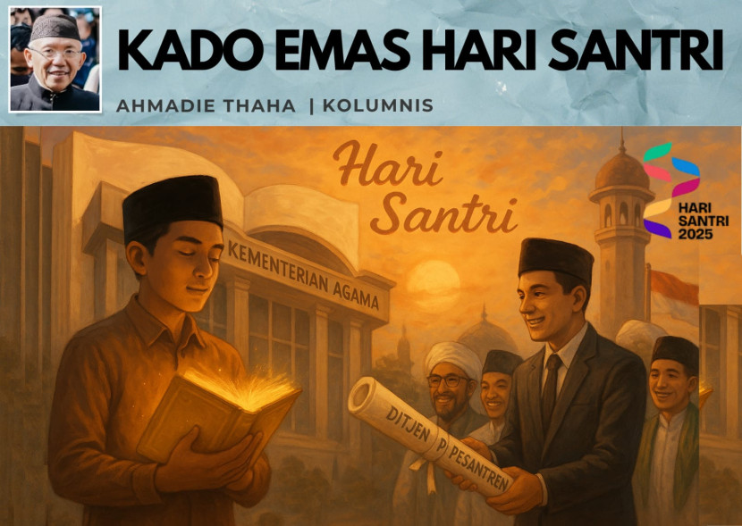 Foto ilustrasi Catatan Cak AT: Kado Emas Hari Santri. (Foto: Dok RUZKA INDONESIA)