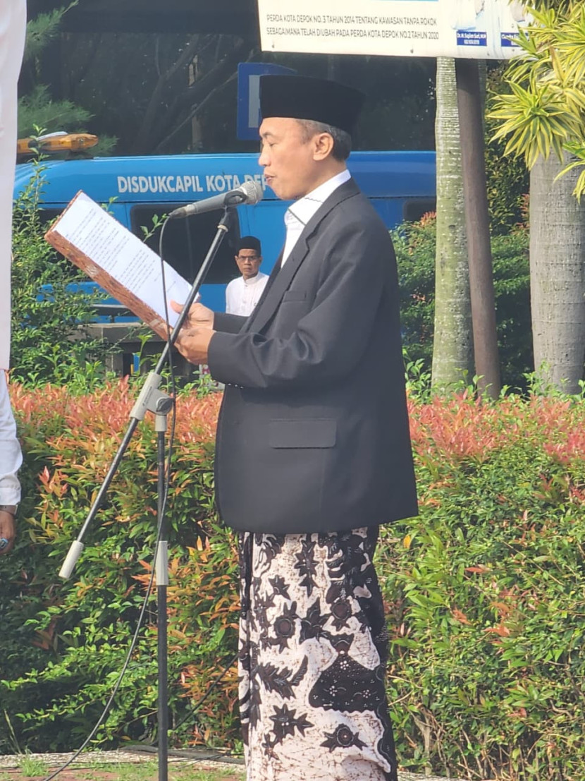 Ketua PCNU Kota Depok KH Ahmad Solechan