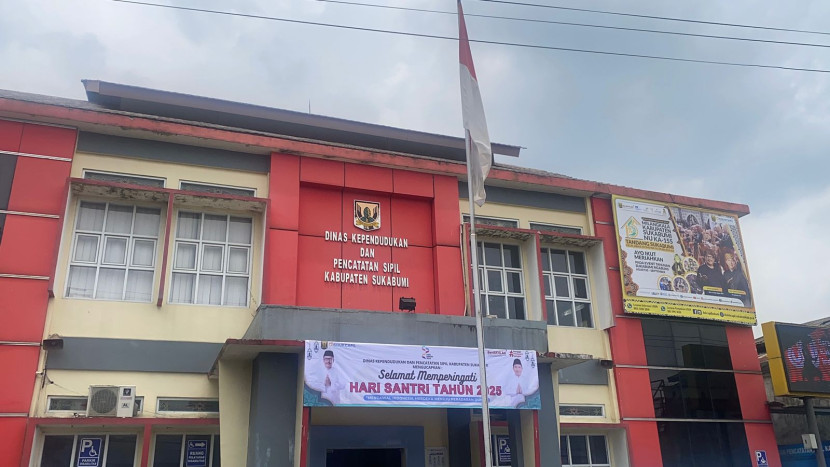 Kantor Disdukcapil Kabupaten Sukabumi.