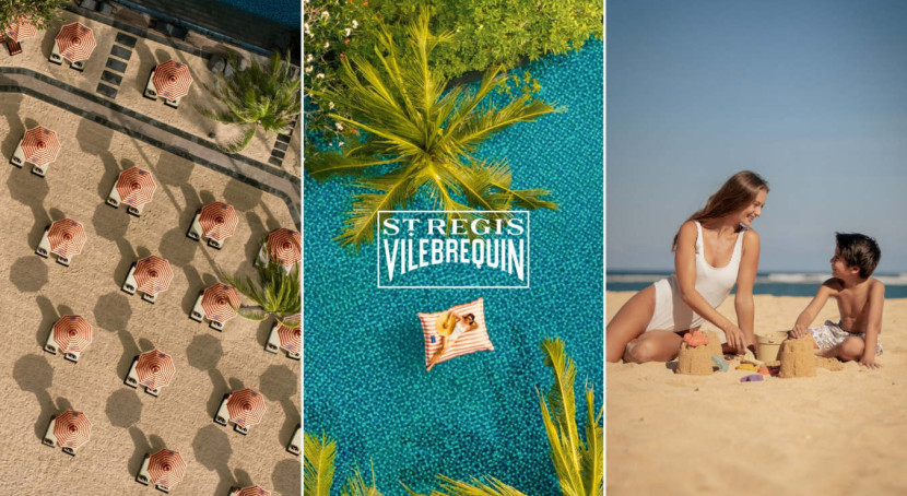 Keindahan matahari, kebersamaan keluarga, dan sentuhan elegan di The St Regis Bali Resort saat Vilebrequin menghadirkan pesona Saint-Tropez di tepi pantai Bali. (Foto: Dok RUZKA INDONESIA)