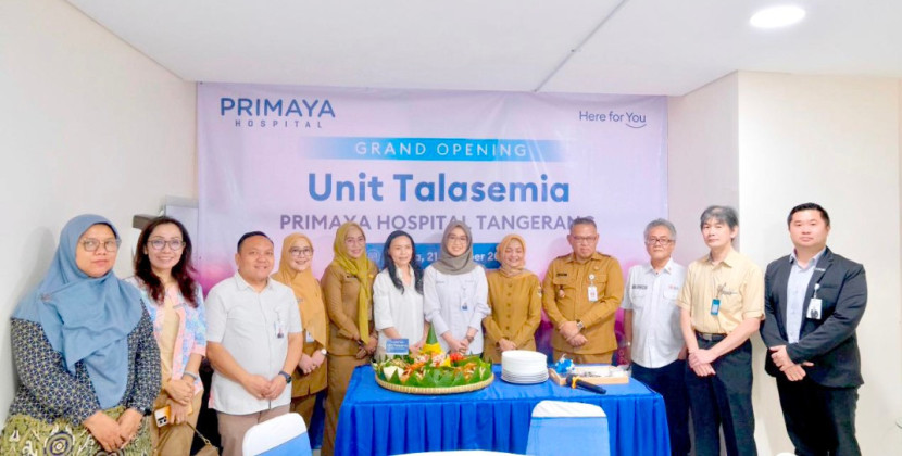 Primaya Hospital Tangerang resmi meluncurkan Layanan Thalasemia Terpadu. (Foto: Dok Primaya Hospital Tangerang)