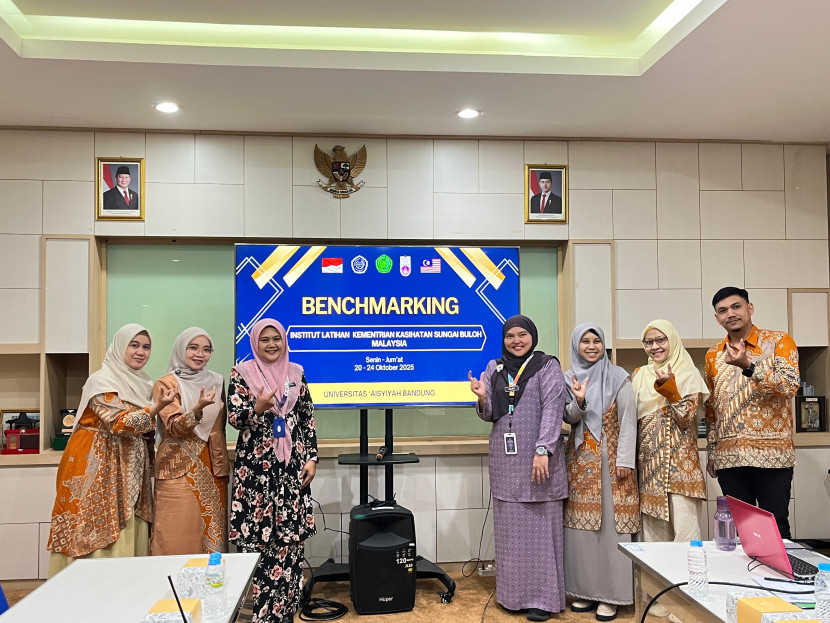 Penyambutan dan pembukaan Benchmarking dari Institut Latihan Kementrian Malaysia Sungai Buloh ke Prodi Sarjana Keperawatan. Fikes. Unisa Bandung. 20-24 oktober 2025
