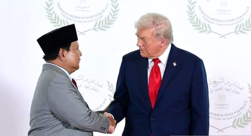 Donald Trump (kanan) dan Prabowo Subianto. Foto: Ist