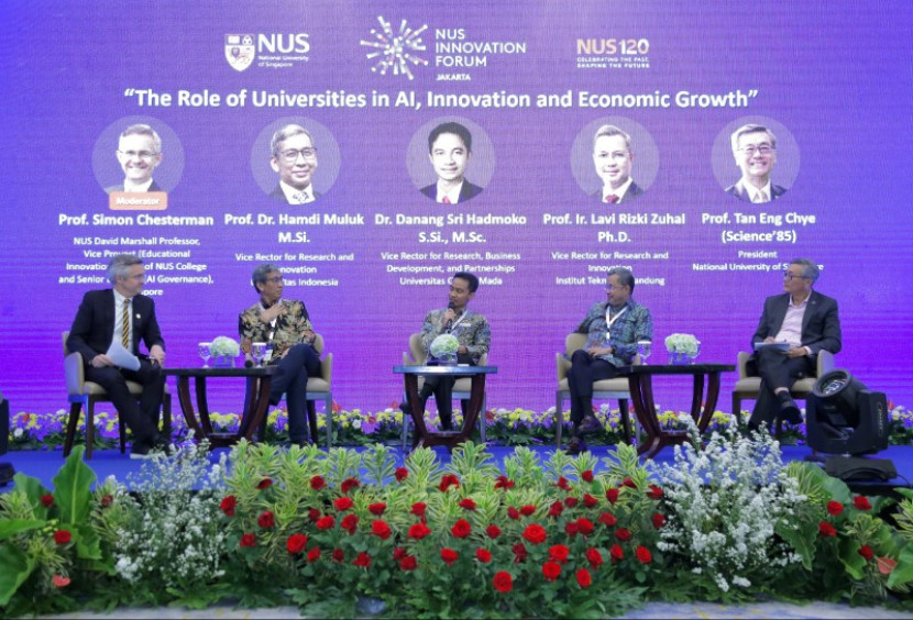 National University of Singapore (NUS) menggelar NUS Innovation Forum (NIF) dengan menghadirkan diskusi panel sejumlah rektor di Jakarta, Jumat (24/10/2025). (Foto; Dok Ruzkaindonesia/NUS)