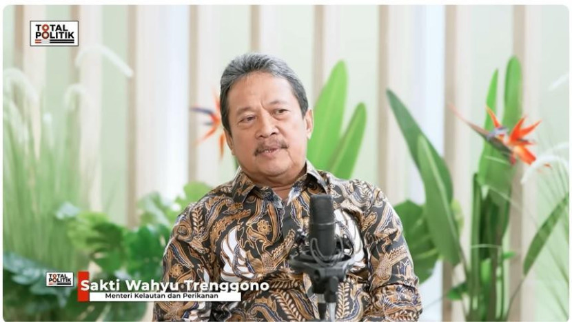 Menteri KP dan Wamenhan periode 2019-2020 Wahyu Sakti Trenggono. Sumber: Tangkapan layar