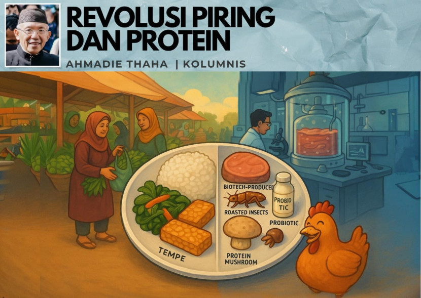Foto ilustrasi Catatan Cak AT: Revolusi Piring dan Protein. (Foto: Dok RUZKA INDONESIA)