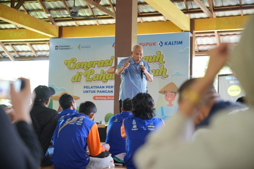Pupuk Kaltim gandeng Fakultas Pertanian Universitas Mulawarman Samarinda, gelar pelatihan pertanian untuk generasi muda. (PKT)