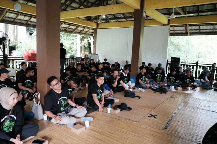 Para peserta antusias menyimak pelatihan peningkatan kapasitas pertanian modern yang dihelat Pupuk Kaltim dan akademisi Unmul. (PKT)