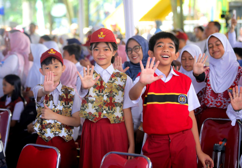 Deklarasikan 'Bandung Menuju Zero Bullying' di SDN 113 Banjarsari, Kota Bandung, Rabu (29/10/2025). Foto: Diskominfo Kota Bandung