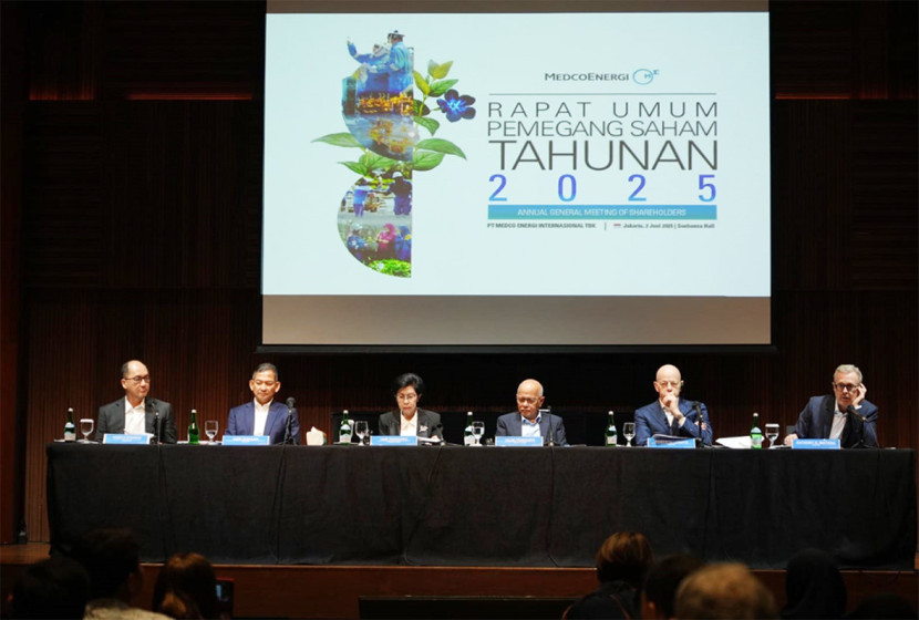 Direksi dan Komisaris Medco Energi pada RUPST 2025. (FOTO: Humas Medco)