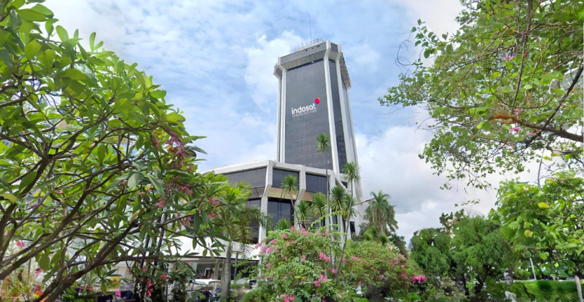 Kantor Indosat. (Foto: Dok RUZKA INDONESIA) 