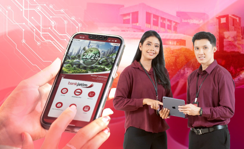 Transaksi digital Bank Jatim (ilistrasi)