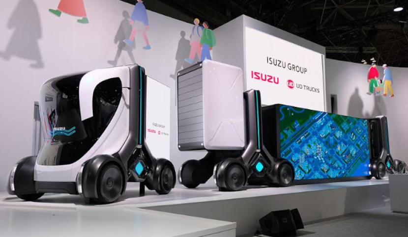Kendaraan VCCC berstatus purwarupa yang mengusung model modular kerangka vertikal. dok Isuzu