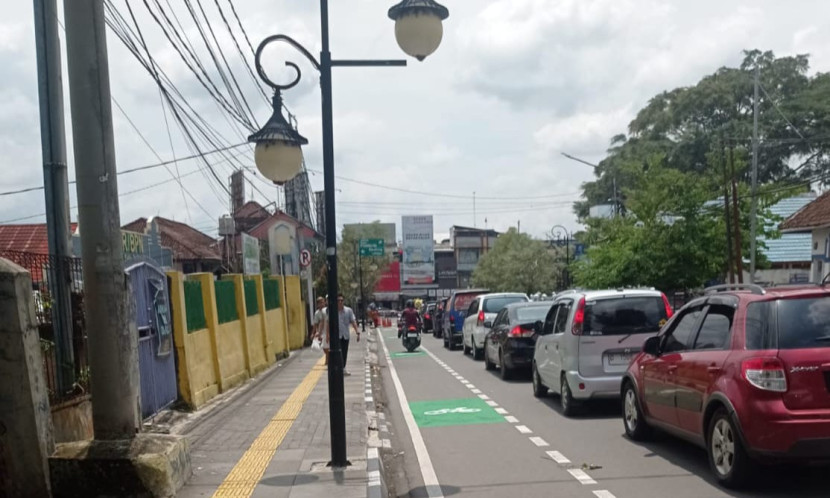 Jalur sepeda di Kota Sukabumi.dok istimewa